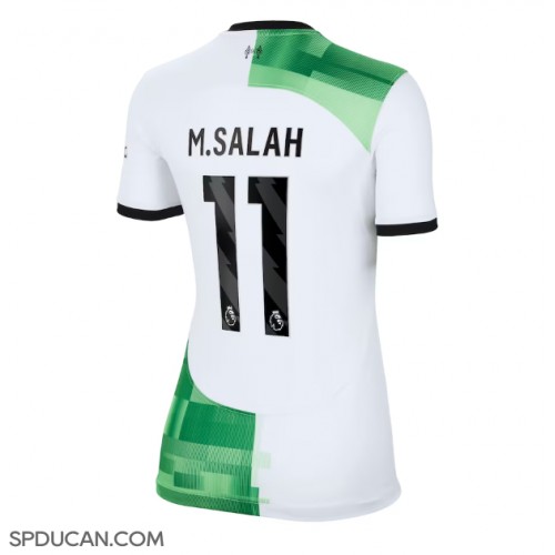 Zenski Nogometni Dres Liverpool Mohamed Salah #11 Gostujuci 2023-24 Kratak Rukav